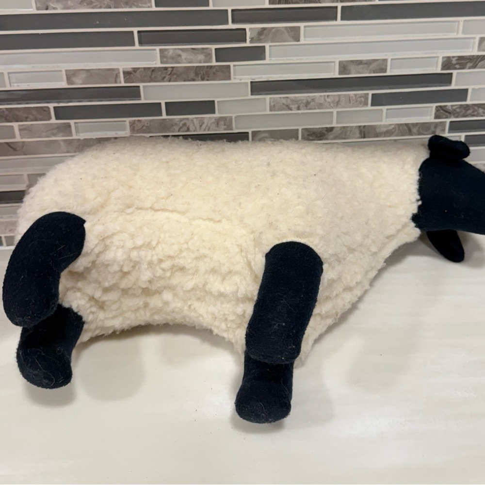 Vintage Primitive Large Wooly Sheep - Picture 4 of 4